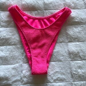 Pink Scrunched High Waisted Bottoms